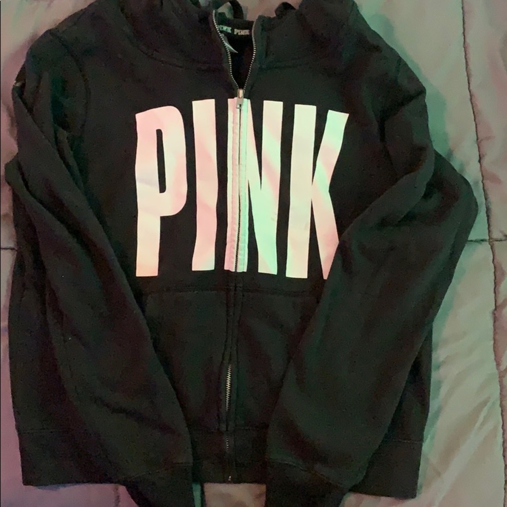 Black Victoria secret pink hoodie